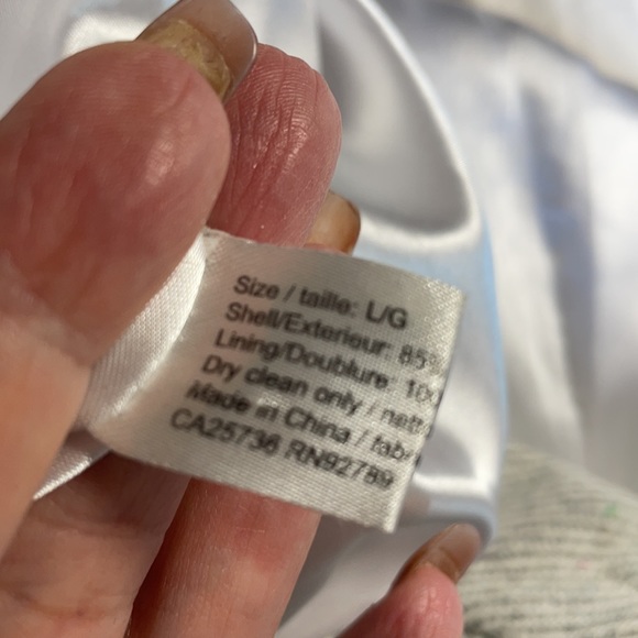 FLAG wool/poly grey jacket size L, $39 - Picture 8 of 9